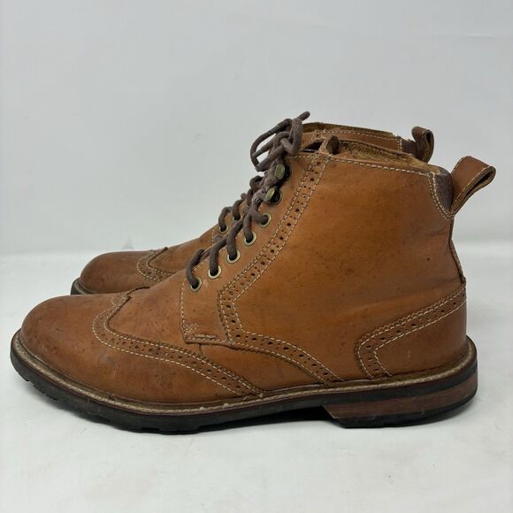 Florsheim Men’s Limited Kilbourn Wingtip Brown Suede Leather Ankle Boots 11.5 D main image 7